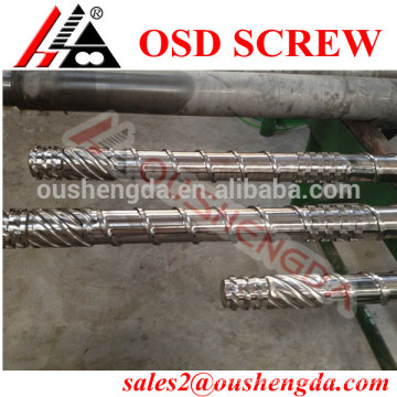 SACM645 nitrided screw barrel for plastic extruder machine